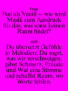 Magazin-Grafik: Frage und SMS von Graf Fidi